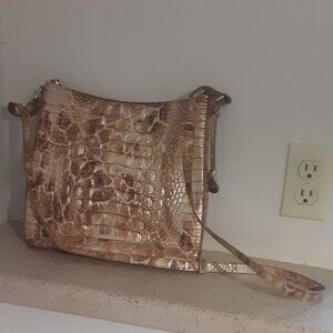 Brahmin Katie Camel Crossbody Bag